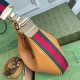 Gucci Attache Medium Shoulder Bag in Orange Leather