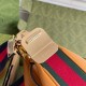 Gucci Attache Medium Shoulder Bag in Orange Leather