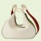 Gucci Attache Medium Shoulder Bag in White Leather