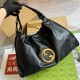 Gucci Blondie Large Tote Bag in Black Calfskin