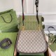 Gucci Blondie Medium Shoulder Bag in Beige GG Supreme Canvas