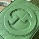 Gucci Blondie Mini Top Handle Bag in Light Green Leather