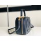 Gucci Blondie Mini Top Handle Bag in Navy Blue Leather