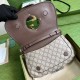 Gucci Blondie Small Shoulder Bag in Beige GG Supreme Canvas