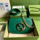 Gucci Blondie Small Shoulder Bag in Green Calf Leather