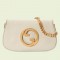 Gucci Blondie Small Shoulder Bag in White Calf Leather