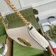 Gucci Blondie Small Shoulder Bag in White Calf Leather