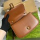 Gucci Blondie Small Top Handle Bag in Brown Cuir Leather