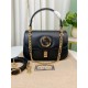 Gucci Blondie Small Top Handle Bag in Black Cuir Leather