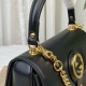 Gucci Blondie Small Top Handle Bag in Black Cuir Leather