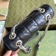 Gucci GG Marmont Mini Shoulder Bag in Black Matelasse Leather