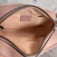 Gucci GG Marmont Mini Camera Bag in Nude Chevron Leather