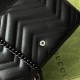 Gucci GG Marmont Mini Chain Bag in Black Matelasse Calfskin