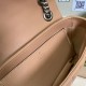 Gucci GG Marmont Mini Shoulder Bag in Beige Matelasse Leather