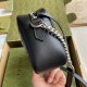 Gucci GG Marmont Small Camera Bag in Black Matelasse Leather