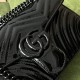 Gucci GG Marmont Small Shoulder Bag in Black Patent Leather