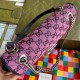 Gucci GG Marmont Small Shoulder Bag in Multicolor Canvas