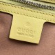 Gucci GG Marmont Small Shoulder Bag in Pastel Yellow Chevron Leather