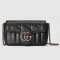 Gucci GG Marmont Super Mini Bag in Black Matelasse Leather