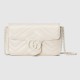 Gucci GG Marmont Super Mini Bag in White Matelasse Calfskin