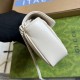 Gucci GG Marmont Super Mini Bag in White Matelasse Calfskin