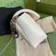 Gucci GG Marmont Super Mini Bag in White Matelasse Leather