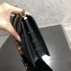 Saint Laurent Black Cassandra Monogram Clasp Bag