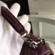 Saint Laurent Large Bordeaux College Shoulder Bag