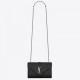 Saint Laurent Small Envelope Bag In Noir Grained Leather