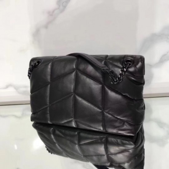 Saint Laurent So Black Loulou Puffer Small Bag