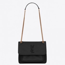 Saint Laurent Baby Niki Bag In Black Lambskin