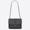 Saint Laurent Baby Niki Chain Bag In Storm Gray Crinkled Leather