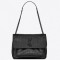 Saint Laurent Medium Niki Bag In Black Crocodile Embossed Leather