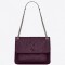 Saint Laurent Medium Niki Bag In Prunia Crinkled Leather