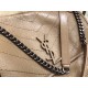 Saint Laurent Medium Niki Bag In Taupe Crinkled Leather