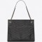 Saint Laurent Medium Niki Shopping Bag In Storm Leather