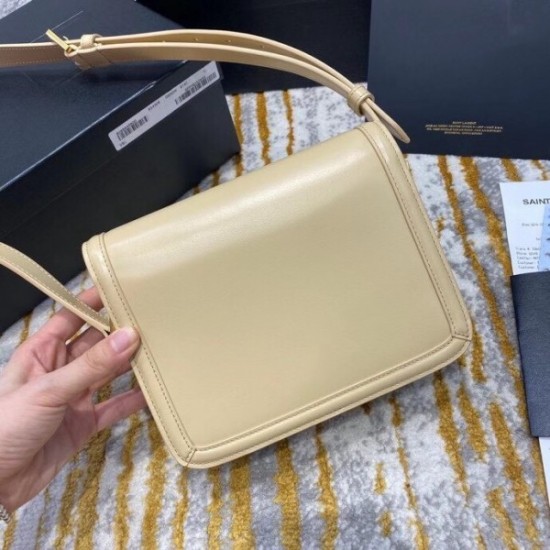 Saint Laurent Solferino Small Bag In Beige Calfskin