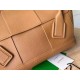 Bottega Veneta Arco Medium Bag In Caramel Grained Leather