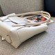 Bottega Veneta Arco Medium Bag In White Intrecciato Calfskin