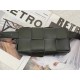 Bottega Veneta Cassette Belt Bag In Black Intrecciato Leather