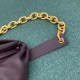 Bottega Veneta The Belt Chain Pouch In Grape Nappa Leather