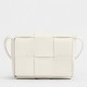 Bottega Veneta Candy Cassette Bag In White Lambskin