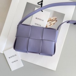 Bottega Veneta Candy Cassette Bag In Wisteria Lambskin