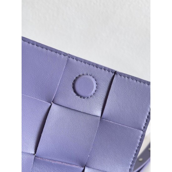 Bottega Veneta Candy Cassette Bag In Wisteria Lambskin