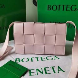 Bottega Veneta Cassett Bag In Bliss Washed Intrecciato Lambskin