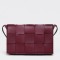 Bottega Veneta Cassett Bag In Bordeaux Intrecciato Lambskin