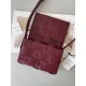 Bottega Veneta Cassett Bag In Bordeaux Intrecciato Lambskin