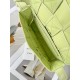 Bottega Veneta Cassett Bag In Lemon Wrinkled Calfskin