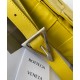 Bottega Veneta Cassett Bag In Yellow Wrinkled Calfskin