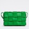 Bottega Veneta Cassett Fringed Bag In Parakeet Lambskin